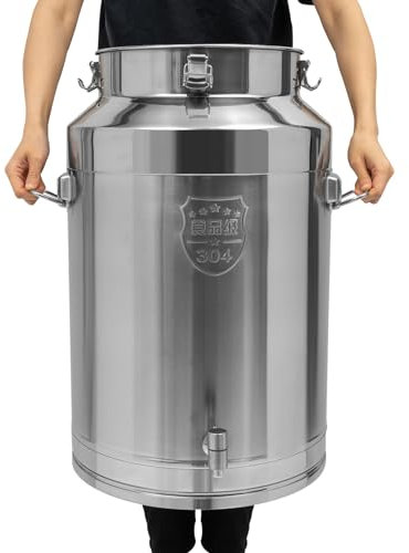 SABUIDDS 76L Thermoskanne Pumpkanne mit Zapfhahn Getränkespender aus Edelstahl Nahrungsmittelwärmer mit Deckel für heiße Schokolade, Milchtee, Eistee, Milch, Saft, Kaffee im Freien, Reisen & Camping