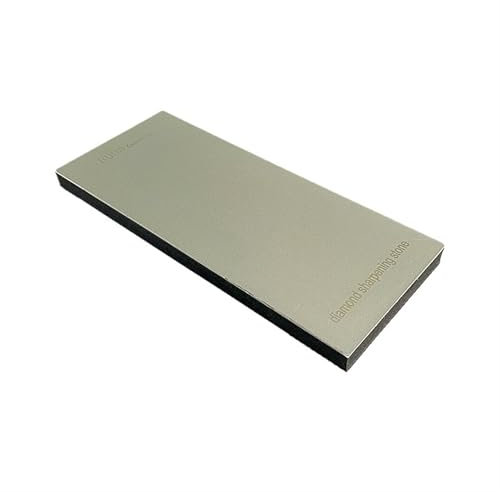 ZRHWSPD Schleifstein Verdickter, Rutschfester Boden, Diamantstein, Küchenmesser-Schärfsystem, Werkzeug, 15-Grad-Schärfer, Schleifstein, Lederpolieren(800 Grit)