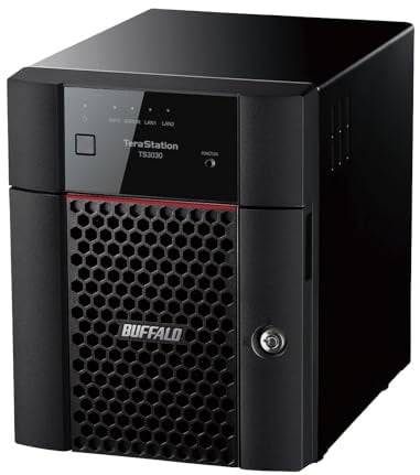 BUFFALO TeraStation Essentials 2025 4-Bay Value Desktop NAS 32TB (4x8TB) with Hard Drives Included
