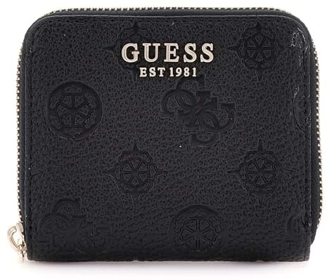 GUESS SLG SML AROUND ZIP Sideboard, Colour BLO – Black Logo Blo – Black Logo One Size, Blo - Black Logo, Taglia Unica, Streetwear