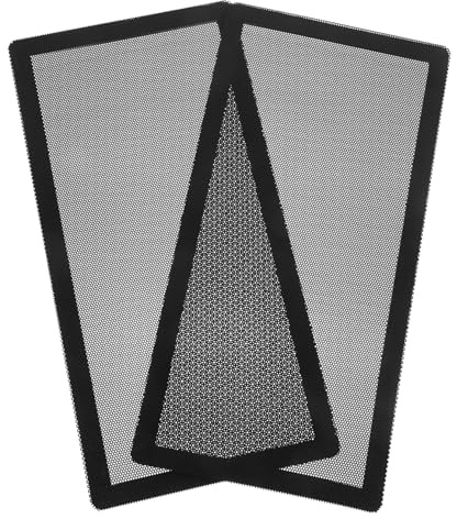 MAJORMENCH 2 piezas Protector Magnético Antipolvo para Ventilador de Ordenador Filtro de Malla Transpirable para Caja de PC Fácil Limpieza Unidades