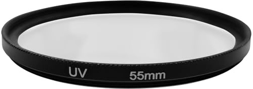 55mm UV Filter für Nikon D3500 D3400 D5600 D5500 D7500 für AF-P (Nicht für AF-S) DX Nikkor 18-55mm f/3.5-5.6G VR, AF-P DX Nikkor 18-55mm f/3.5-5.6G, Hxdzieory, 55mm Filter