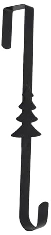 Xijobido Porte-Couronne de Porte,Suspension pour Couronnes de Noël Crochet Extérieur - Support Solide pour Enseignes de et Décorations d'Intérieur Extérieur Toutes Saisons