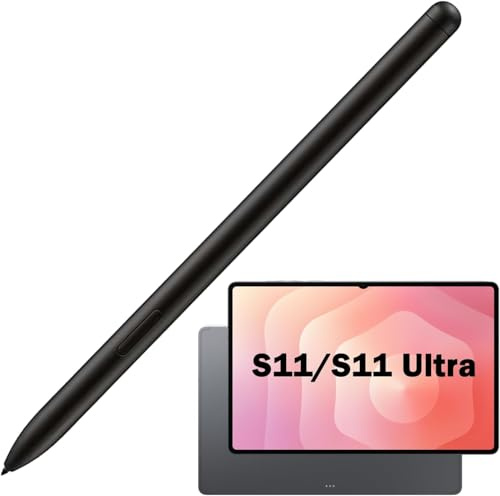 Galaxy Tab S11 Ultra S Pen Ersatz für Samsung Galaxy Tab S11 Stift Ersatz für Samsung Galaxy Tab S11 Eingabestift, ohne Bluetooth (Schwarz)