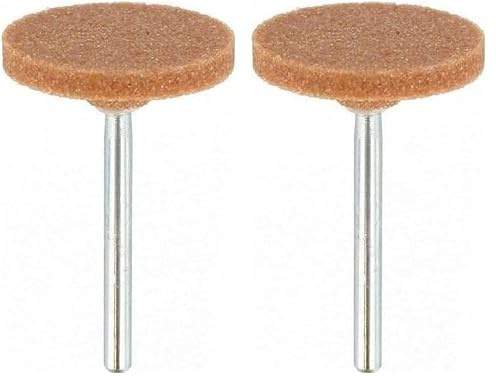 Dremel 8215 Aluminium Oxide Grinding Stone, Cylindrical Grinding Stone for Grinding and Sharpening Metals (25,4 mm) (Pack of 2)