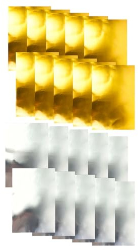 Papier à dessin en aluminium pour œuvres d'art solides, papier d'art adapté pour la peinture intérieure et extérieure, projets créatifs en aluminium