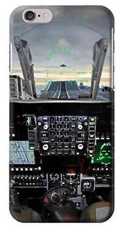 Fighter Jet Aircraft Cockpit Case Cover Custodia per IPHONE 6 6S