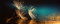 Eurographics Dandelion Seeds Glasbild, Glas, Blau, 125 x 50 x 2 cm