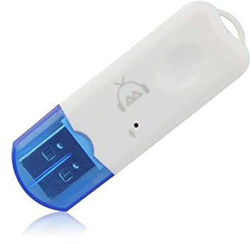 Mini USB Bluetooth Receiver Audio A2DP Music Adaptateur sans Fil pour téléphone Portable de Voiture, Mini Bluetooth Adapter Receiver, Portable USB Wireless Audio Bluetooth Receiver