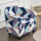 Highdi 2 Stück Sesselschoner Sesselüberwurf mit Elastisch Stretch Husse, Club Chair Schonbezug Sofabezug mit hoher Dehnung Sessel für Clubsessel Loungesessel Cocktailsessel (Bunte Geometrie)