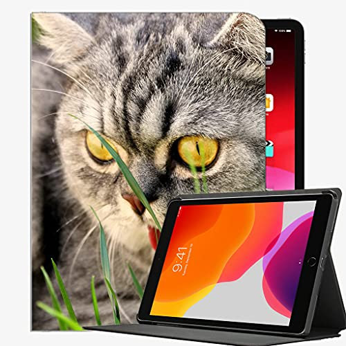 Für iPad Mini 1/2/3 7,9 cm case Abdeckung, cat face Gras Augen Hasse schlanke Shell Abdeckung für ipad ipad Mini 7.9 Zoll