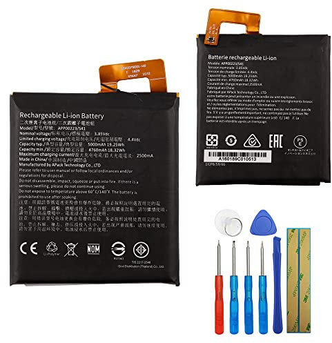 E-yiiviil Batteria di ricambio Cat S41, compatibile con Caterpillar CAT S41, con strumenti