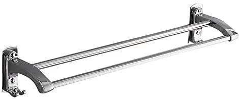 Porte-serviettes en acier inoxydable sans perfectionnement porte-serviettes de salle de bain rack rack rossage mural tablette carrosserie barre de cuisine (Size : 50cm)