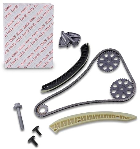AIC 59005Set Steuerkettensatz Steuerkette Simplex Kette geschlossen 130 mit Gleitschienen mit Kettenspanner mit Nockenwellenzahnrad mit Kurbelwellenzahnrad Zahnräder auf Verschleiß prüfen und ggf. mit