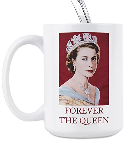 a-r Keramik England Queen Christmas Coffee Tee Cup Queen Elizabeth II Tasse Rememberance Memorial Queen Dekorationen British Decorations
