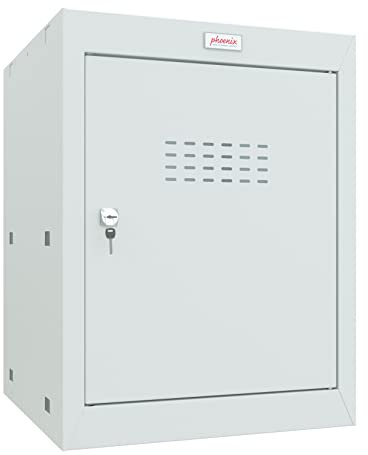 Phoenix CL0544GGK Würfel Schließfach Mittel 1 lichtgrau m. Schlüssel-Schloss (B x H x T) 400 x 52