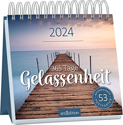 Postkartenkalender 365 Tage Gelassenheit 2024