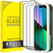 JETech Full Screen Schutzfolie für iPhone 13 mini 5,4 Zoll, Schwarzer Rand Panzer Schutz Glas Folie Displayschutz mit Einfaches Installationswerkzeug, HD Klar, 3 Stück