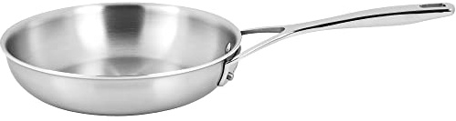 Demeyere Essential - Padella in acciaio INOX a 5 strati, 20,3 cm
