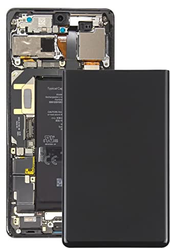 MDYH HTSS per Google Pixel 7 PRO Cover Posteriore Batteria OEM TTRWW (Color : Black)
