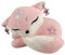 TOPLITHE Genshin Fox Kuscheltier, Süßer Yae Miko Fox Weiches Gefülltes Anime Plüschkissen Puppen Spielzeug for Spielefans Geburtstagsgeschenke