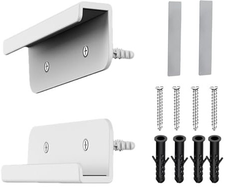 Support de tablette – Cadre de table mural, support de rangement robuste pour tablette | sellf adhésif et durable pour pavé tactile, support de tablette pour cadre photo numérique, console de jeu,