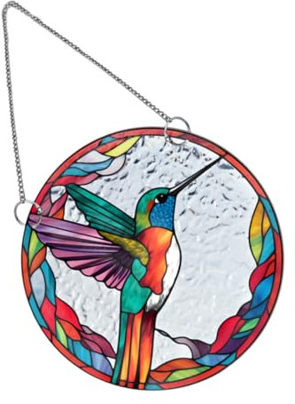 KONTONTY Suncatcher Fenster 1 Satz Gartendekoration Wohnkultur Vogel Sonnenfänger Acryl Zum Aufhängen Fenster Hängen Anhängerdekoration Aus Acryl Hängende Vogelverzierung Acryl Handwerk Vogel-anhänger