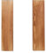 Osmond Paquete de 2 Macetas de Madera para Pared, Macetas Colgantes de Madera para Flores Secas y Plantas Artificiales, Jarrón de Bolsillo de Madera