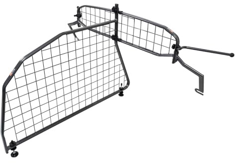 Travall Dog Guard & Divider Bundle Compatible Audi Q8 E-Tron SUV (2022-) | Vehicle Specific Boot Guard & Luggage Barrier Load Separator Heavy Duty Powder Coated Steel Pet Barrier