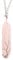 lafomukea Healing Crystal Stone Necklace Rose Quartz Crystal Necklace Silver Tree Life Pendant Necklaces Wire Wrapped Hexagonal Crystal Points Necklaces for Women