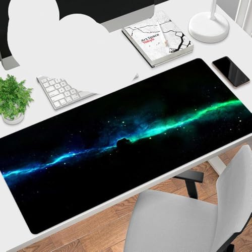 QPSJXN Starry Extra Large Mousepad 900x400mm XXL Locking Mausmatte für PC -Gaming -Zubehör(2)