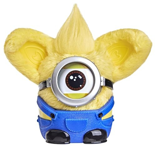 Furby Furblets Minions Mini-Plüschfigur (7,6 cm) zum Sammeln, elektronisches Spielzeug, offiziell lizenziert, ab 6 Jahren