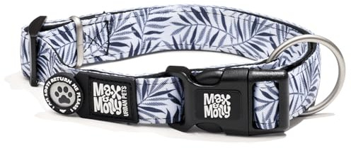 Max & Molly Gotcha! Hundehalsband Garden/S, Halsband Hund mit Smart ID, gepolstertes Neopren Halsband mit Design für Hunde, bequem, verstellbar
