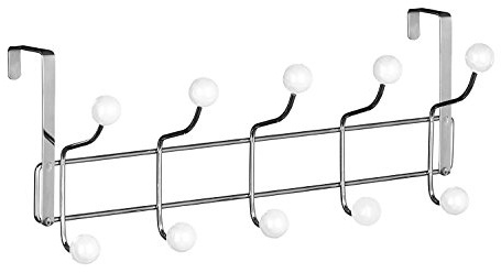 DWD (TM) 10 Hook Over Door Hanger, White