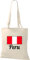 Shirtinstyle Stoffbeutel Baumwolltasche Länderjute Peru, Tasche Beutel, Farbe Natur