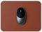 SATECHI Öko-Leder-Mauspad 24,1 x 19,1 cm (9,8 x 7,5) – sicher für lackierte und lasierte Holzoberflächen (Braun)
