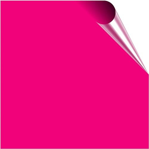 Gloss Tile Stickers for 15cm x 15cm / 150mm x 150mm / 6 Inch Waterproof for Kitchen, Splashback, for Bathroom, Self Adhesive, Peel and Stick On, Removable (Pink, 50)