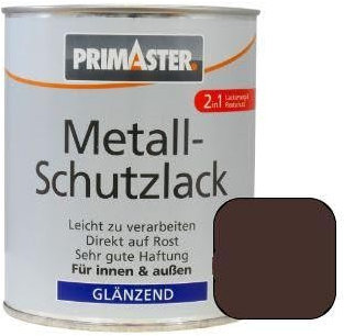 Primaster Metallschutzlack RAL 8017 schokobraun 750 ml Innen- und Außen Lack
