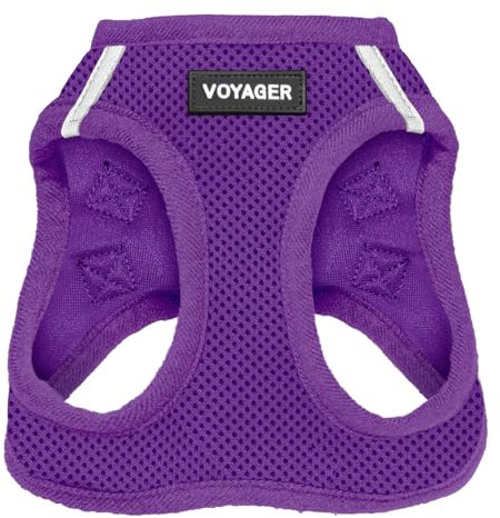 Voyager Step-In Air Hundegeschirr by Best Pet Supplies - All Weather Mesh Step in Vest Harness für kleine und mittlere Hunde, Lila, size XS - Brust 33-37 cm