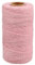 G2PLUS 100M Corda Rosa Cordoncino Cotone 2mm Filo Spago Cotone Macrame Corda di Cotone Spago Macrame Baker’s Twine per Cucina Cottura Natale Confezionamento Regalo