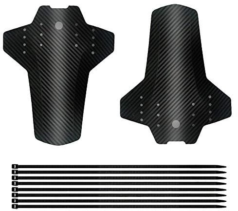 Gativs 2 Stücke Schutzblech Schutzbleche Mountainbike Mudguard Mountainbike Spritzschutz Mudguard Fender Downhill Schutzbleche Fahrrad Zubehör mit 8 Kabelbinder für Fahrrad