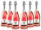 Canti - Prosecco D.O.C. Cuvée, rosé Wein sekt extra trocken, italienische Glera und Pinot Noir Rebsorten aus Veneto, frischer und fruchtiger Geschmack, 6x750 ml