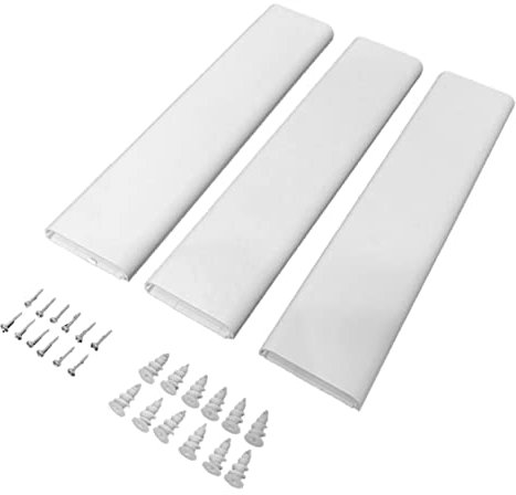 Wiremold Cable Management Kit, Wire and Cable Cover for Wall Mount Flat Screen TV, Cable Raceway for Hiding and Organizing Wires and Cords, White, C30S