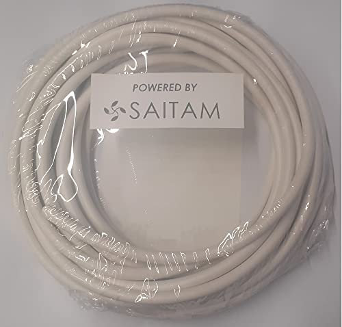 Câble H05VV-F Tuyau 3G1,5 mm 50 m Blanc