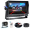 AHD 1080P Rückfahrkamera Set mit 7 Zoll Monitor und WeitWinkel Rückfahrkamera Super Nachtsicht IP69 Wasserdichter Auto Rückfahrkamera mit 15M Kable für LKW Wohnmobil Anhänger Van