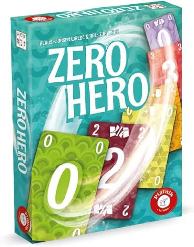 Piatnik 6697 - Zero Hero: Taktisches Kartenspiel mit einfachen Regeln, Weiß