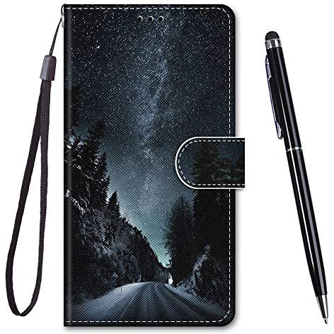 TOUCASA Kompatible mit Google Pixel 6 Hülle, Handyhülle Google Pixel 6 Klappbar Schutzhülle Brieftasche PU Leder Flip Case Handytasche Stoßfeste Klapphülle für Google Pixel 6 (Bergstraße)