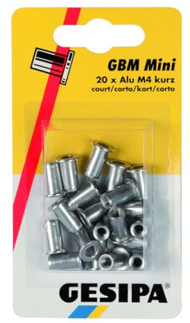 Gesipa Blindnietmuttern Mini-Pack Alu M 5 Lang