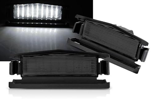 V-MAXZONE PARTS License LED Lights compatible with MAZDA MX-5 ND 2015 2016 2017- / MAZDA 2 2015 2016 2017- SMOKE RS-3071 Number Plate Lights License Plate Light Rear Lamps