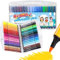 Elezeal 36 Stück Aquarellstifte Set, abwaschbar, Erwachsene, Malstifte Set, Filzspitze, Zeichnungsmarker mit Aufbewahrungsetui, Stifte zum Zeichnen, Kalligraphie